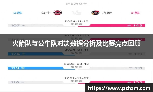 火箭队与公牛队对决数据分析及比赛亮点回顾