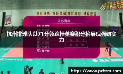 杭州排球队以71分领跑精英赛积分榜展现强劲实力