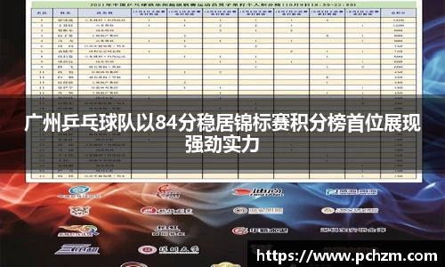 广州乒乓球队以84分稳居锦标赛积分榜首位展现强劲实力